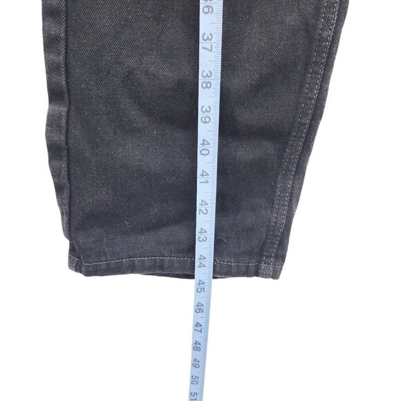 Levis 505 Mens Straight Leg Jeans W34 L34 Black Denim - Picture 7 of 11